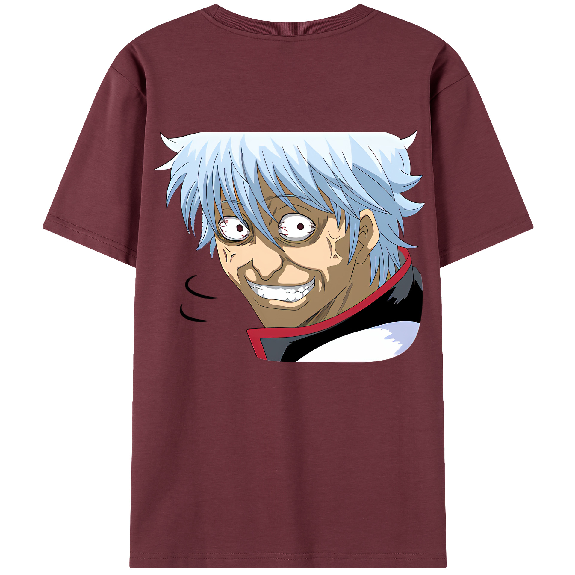 （画像用） ぎんたま 坂田銀時（さかたぎんとき） 神楽 志村新八（しむら しんぱち） GINTAMA Sakata Gintoki Kagura Shimura Shinpachi 綿100％半袖Tシャツ（背面プリント）
